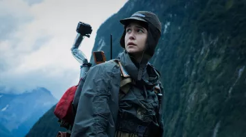 The camera Go Pro Daniels (Katherine Waterston) in Alien: Covenant