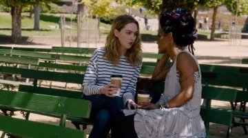 The white dress, Free People of Amanita (Freema Agyeman) in Sense8 S01E05