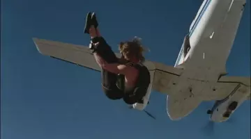 The set of skydiving Bodhi Salver (Patrick Swayze) in Point Break