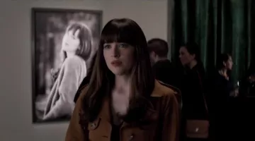 Anastasia Steele (Dakota Johnson) Sandro Trench Coat in 50 shades darker