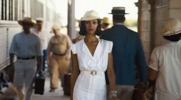 La robe blanche de Graziella Suarez (Zoë saldaña) dans Live by Night