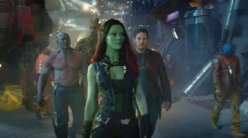 El atuendo de Gamora (Zoe Saldana) en Guardianes de la Galaxia