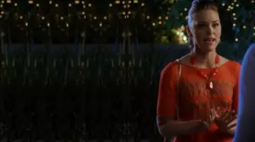 la robe orange de Annabeth Nass (Kaitlyn Black) dans Hart of dixie