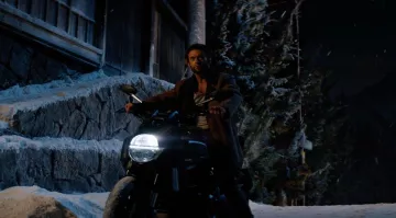 Motorcycle Ducati Diavel Logan (Hugh Jackman) in the Wolverine : the fight of The Immortal