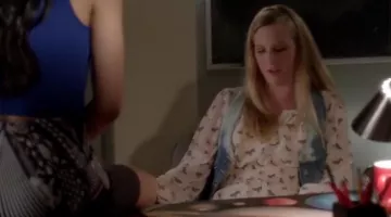 Brittany Pierce's (Heather Morris) Guess Printed Dress in Glee (Temporada 5 Episodio 12)