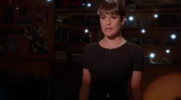 la robe noire de Rachel Berry (Lea Michele) dans Glee