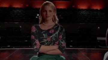 the tall green flowers of Quinn Fabray (Dianna Agron) in Glee