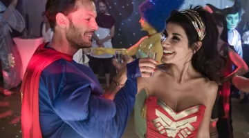 Le costume de Superman de Mathias (Nicolas Duvauchelle) dans Jour J