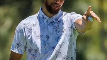 Polo à imprimé Stephen Curry ACC Palm Tree