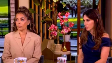Robe Midi mixte Simkhai Ammalie portée par Alyssa Farah Griffin, vue dans The View le 8 juillet 2026