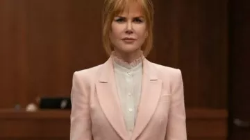 Big Little Lies S02 Nicole Kidman Blazer rose porté par Celeste Wright (Nicole Kidman) tel que vu dans Big Little Lies (S02)