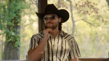 Ray Ban Aviator Style Sunglasses worn by Jesse Mcbee as seen in The McBee Dynasty: Real American Cowboys (S03E04)