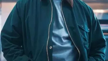 La veste en coton ciré de Lionel Boyce Bear S05 portée par Marcus Brooks (Lionel Boyce) dans The Bear (S05)