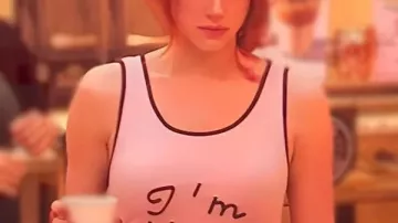 Forbidden Fruits 2026 Lili Reinhart I’m Always Right White Tank Top