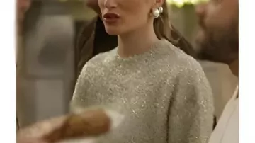 In The City S01 Amanda Batula Silver Sweater