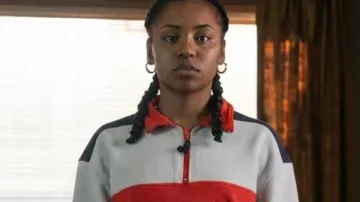 Power Book III S05 Hailey Kilgore Sweater worn by LaVerne 'Jukebox' Ganner (Hailey Kilgore) as seen in Power Book III: Raising Kanan (S05)