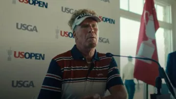 Sunday Red The 92 Polo worn by Lonnie 'The Hawk' Hawkins (Will Ferrell) as seen in The Hawk (S01E09)