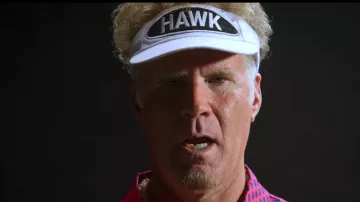 The Hawk Golf Cap Visor worn by Lonnie 'The Hawk' Hawkins (Will Ferrell) in The Hawk (S01E01)