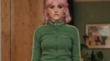 Trying S05 Scarlett Rayner Green Track Jacket as seen in Trying (S05)