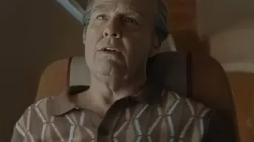 Digger 2026 Tom Cruise Brown Polo Shirt worn by Digger Rockwell (Tom Cruise) as seen in Digger