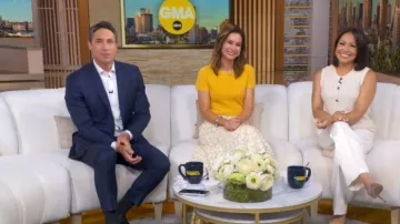 Rag & Bone Jax Sleeveless Cardigan worn by Stephanie Ramos as seen in Good Morning America on July 20, 2026