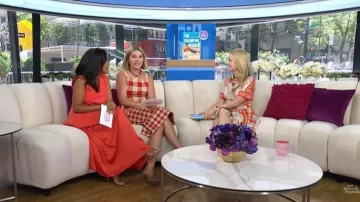 Hunter Bell Liza Dress in Lost At Sea worn by Jenny Jackson as seen in Today with Jenna & Sheinelle on July 20, 2026