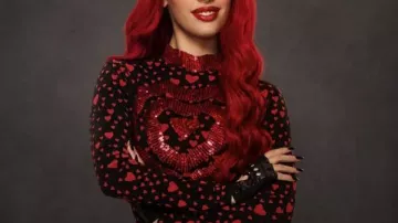 Descendants 2026 Kylie Cantrall Heart Printed Top