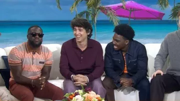 Louis Vuitton Damier Striped Polo Shirt worn by Kevin Hart as seen in Today on July 20, 2026