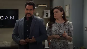 John Varvatos Woodward Jacket worn by Steffy Forrester (Don Diamont) as seen in The Bold and the Beautiful (S39E215)
