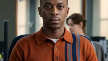 The Crow Girl S02 Knitted Polo Shirt as seen in The Crow Girl (S02)
