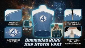 Doomsday 2026 Sue Storm Vest of Sue Storm / The Invisible Woman (Vanessa Kirby) in Avengers: Doomsday