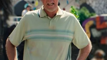 The Hawk S01 Will Ferrell Green Polo Shirt