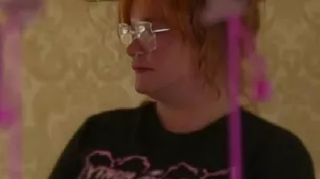 Secret Lives of Gypsy Wives 2026 Ruby-Anne Temple Black T-Shirt as seen in Secret Lives of Gypsy Wives (S01)