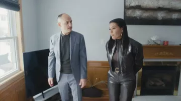 Skims Fits Everybody Turtleneck Top worn by Page Turner as seen in Love It or List It (S21E02)