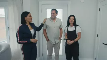 Veste de survêtement Aritzia Anfield portée par Page Turner dans l'épisode « Love It or List It » (S21E02)