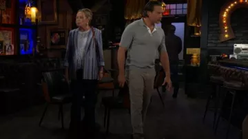 Chaqueta a rayas de Anne Klein usada por Sharon Collins (Sharon Case) como se ve en The Young and the Restless (T53E199)