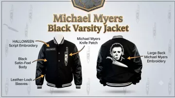 Michael Myers Black Varsity Jacket in Michael Myers: Absolute Evil