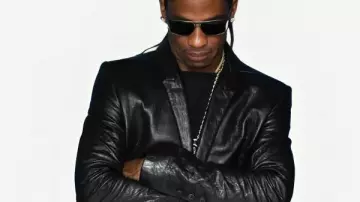 The Tonight Show Travis Scott Black Coat
