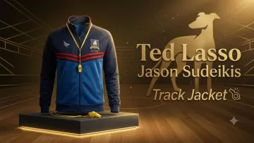 Veste de survêtement de Ted Lasso (Jason Sudeikis) dans l'épisode 4 de la saison 4 de Ted Lasso (S04E04)