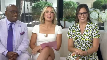 Robe midi Cecilia de Diane von Furstenberg portée par Savannah Sellers, vue dans l'émission Today le 24 juillet 2026.