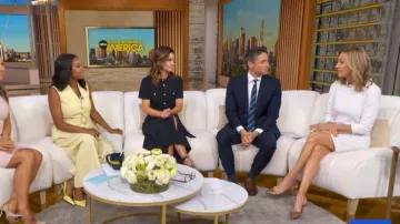 Sail to Sable Quilted Dress worn by Lara Spencer as seen in Good Morning America on  July 24, 2026