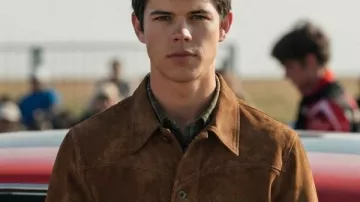 My Life with the Walter Boys S03 Ashby Gentry Brown Jacket worn by Alex Walter (Ashby Gentry) as seen in My Life with the Walter Boys (S03)