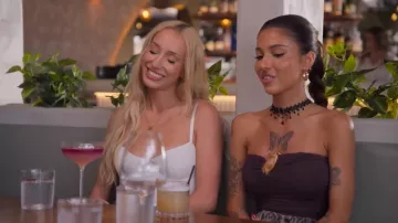 Kookai Sola Trim Top worn by Quinn Everly as seen in Turned On: Dirty Sexy Money (S01E06)
