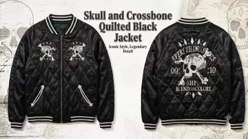 Skull and Crossbone Quilted Black Jacket in Home Free - Skull and Bones (Official Lyric Video)