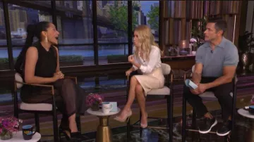 Sportmax Wide-fit Trousers worn by Tracee Ellis Ross as seen in LIVE with Kelly and Mark on  July 24, 2026