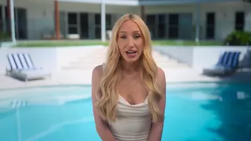 Tiger Mist Morana Dress worn by Hayley Summers as seen in Turned On: Dirty Sexy Money (S01E07)