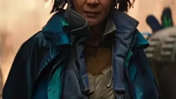 Blade Runner 2099 Michelle Yeoh Blue Coat
