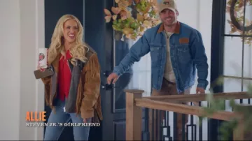 Fruits Family American Vintage 6 80s Vintage Western Fringe Leather Jacket worn by (Allie Eklund) as seen in The McBee Dynasty: Real American Cowboys (S03E06)
