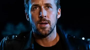 Chaqueta de cuero negra de motociclista para cosplay de Ghost Rider Ryan Gosling Ryan Gosling. Ghost Rider (2025) - thriller conceptual