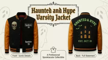 Haunted and Hype Varsity Jacket in The Haunting of Hype House (Official Trailer)